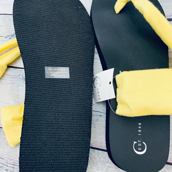 Cato | Yellow Ankle Strap Sandal NWT - Picture 3 of 4